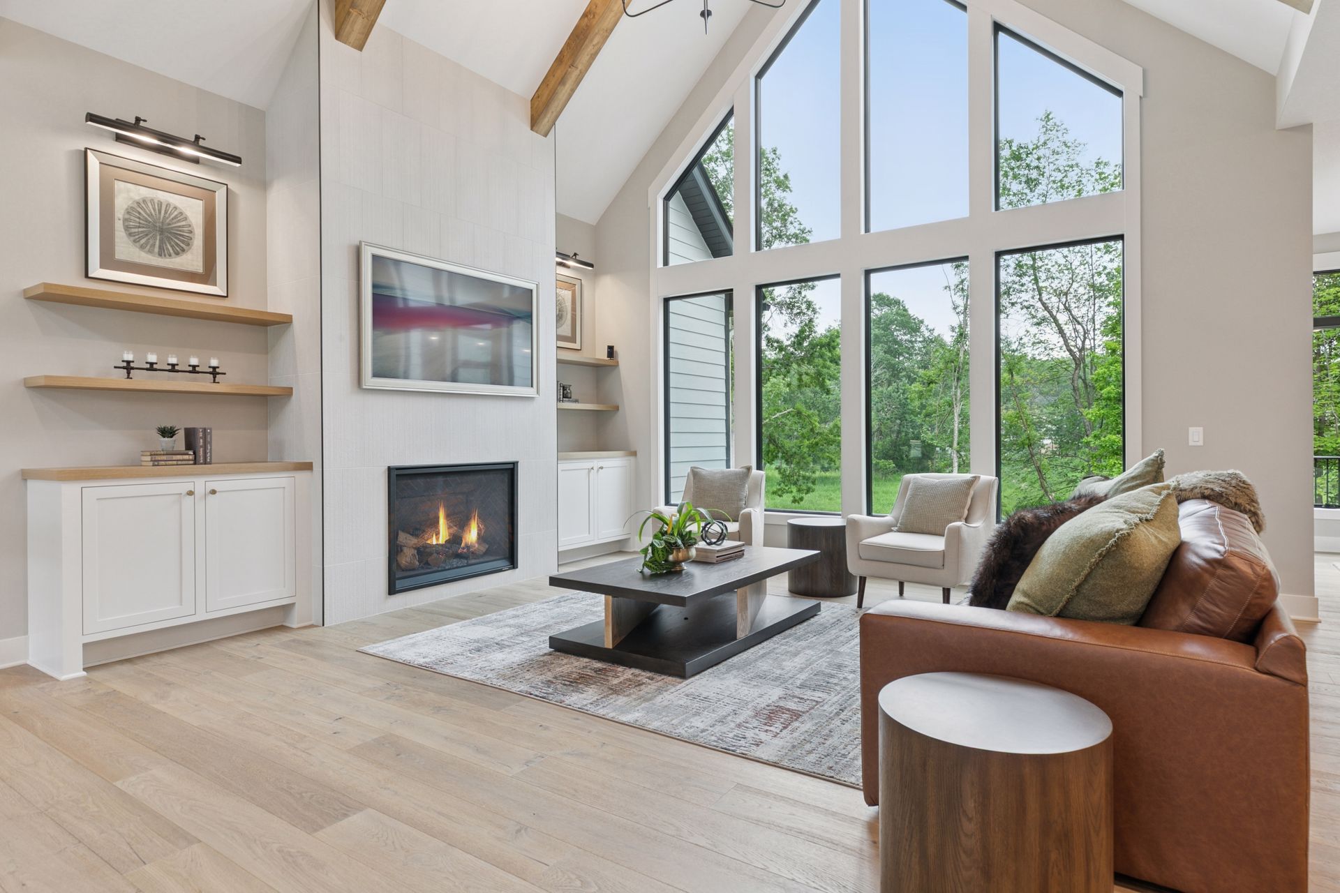 Great room media wall